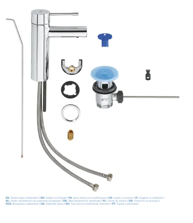 Змішувач для раковини S-розміру Grohe Essence New (32898001) — Photo 5
