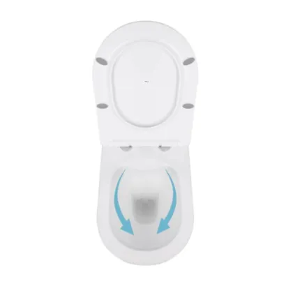 Готове рішення Qtap для ванної кімнати: підвісний унітаз Swan Ultra Quiet 520x360x320 + комплект інсталяції Standard (кругла клавіша White) — Photo 5