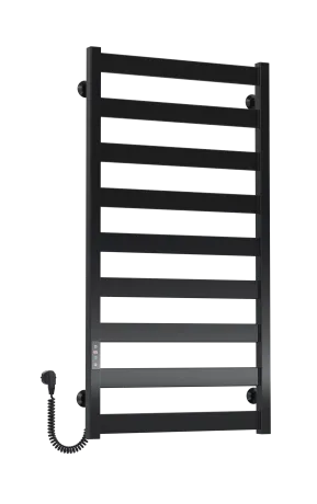 Рушникосушарка електрична Harmony П9 500х1000 Deffi фарбована сталь (Чорний, JD04, Ліве підключення) — Photo 1