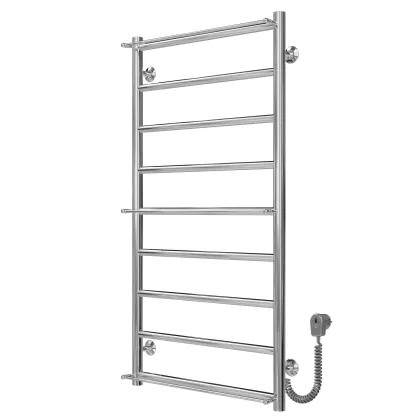 Рушникосушарка електрична Ladder П9 500х1000 Deffi нержавіюча сталь (Хром, EF16, Праве підключення) — Photo 1