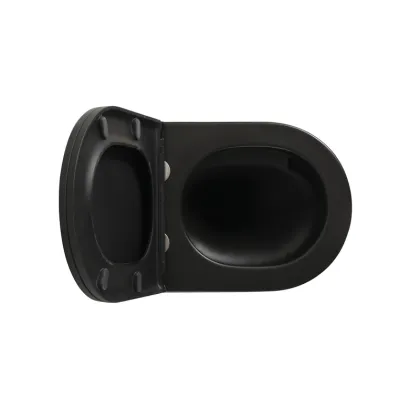 Унітаз підвісний Mixxus Premium BEVEL-0304-T1 BLACK 480x360x360mm сист. змиву TORNADO 1.0 (MP6677) — Photo 6