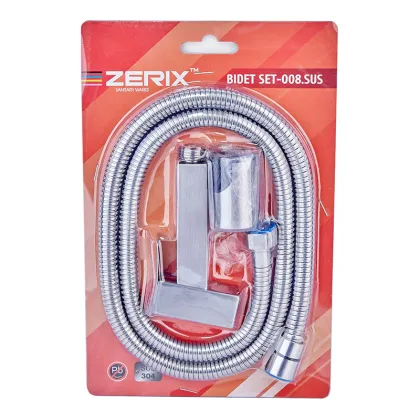 Набір для душу гігієнічного Zerix Bidet SET-008.SUS (нерж. сталь) (ZX4975) — Photo 1