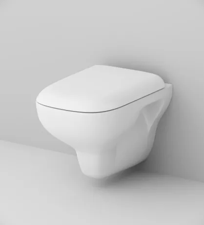 Унітаз підвісний безобідковий FlashClean з сидінням мікроліфт AM.PM C801700SC Like — Photo 3