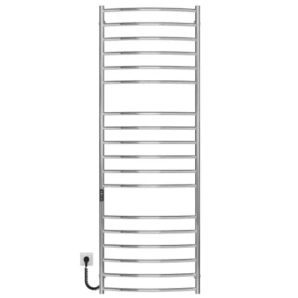 Рушникосушарка електрична Класік Еліт П18 600х1800 Deffi нержавіюча сталь (Хром, JD03, Ліве підключення)