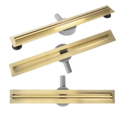 Трап для душу REA NEOX 70 SLIM PRO BRUSHED GOLD матове золото