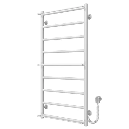 Рушникосушарка електрична Ladder П9 500х1000 Deffi нержавіюча сталь (Білий, EF16, Праве підключення) — Photo 1