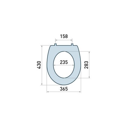 Oval S C5 сидіння для унітазу — Photo 1