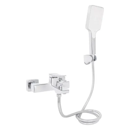 Змішувач для ванни Qtap Nando з душовим гарнітуром QTNAN259CRM48651 Chrome