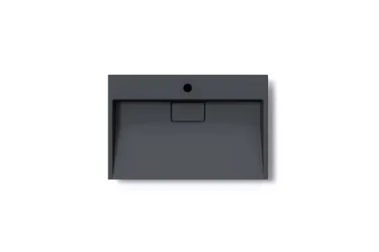 Умивальник (раковина) VBI ESTE 70 BLACK 1/O накладний — Photo 2
