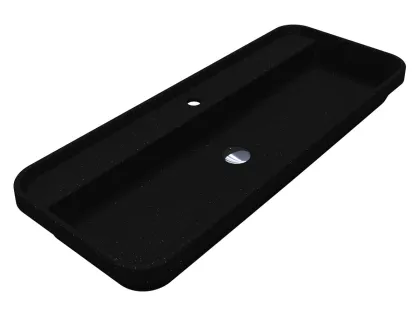 Умивальник OCEAN 1000 MIRASTONE BLACK SHINE Miraggio