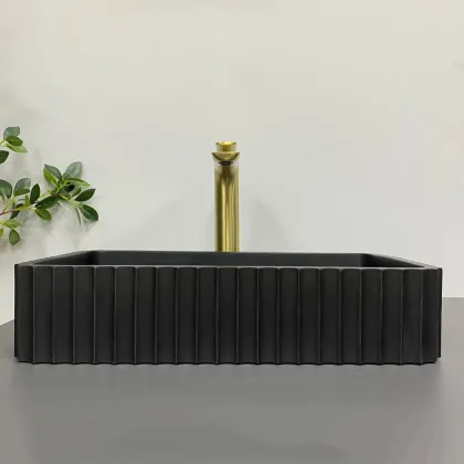 Умивальник (раковина) VBI FLORENTIA BLACK MATT накладний — Photo 3