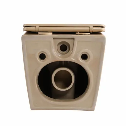 Унітаз підвісний Qtap Robin Ultra Quiet 520×365×340 мм, Beige, з сидінням Slim Duroplast / Soft-close / Quick Release QTROB26SB48997 — Photo 6