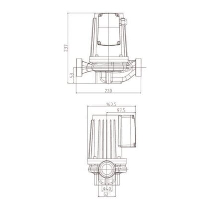 Насос циркуляційний Taifu GRS 32/12-M 0,37 кВт — Photo 1