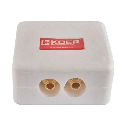 Трійник в од. площ. Koer KA.TU-20-16-16 - 20(2.8mm)x16(2.2mm)x16(2.2mm) (теплоіз.кожух) (KR5868) — Photo 1