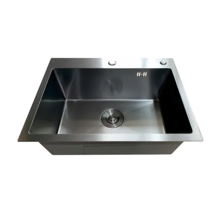 Мийка Mixxus MH5843 Micro Decor Black (3.0/0.8) з нерж. сталі (колір чорний) (MI8219) — Photo 3