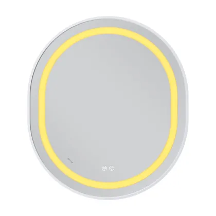 Дзеркало Mixxus Premium ELLIPSE MV05-80x70-Reverse WHITE з Led Touch, Anti-fog, димером (3-6,5kK) (MP6645) — Photo 5