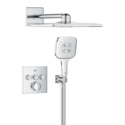 Прихована душова система з RSH SmartActive 310 Cube Grohe Grohtherm SmartControl (1039980000) — Photo 2