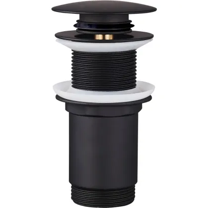 Донний клапан для раковини Koer PW-08-05 1 1/4'' Чорний 