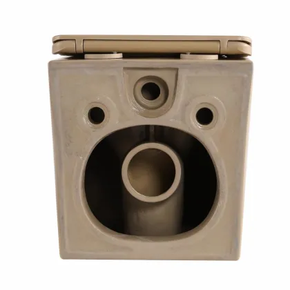 Унітаз підвісний Tern Ultra Quiet 490×365×325 мм, Beige, з сидінням Slim Duroplast / Soft-close / Quick Release QT17332303ASSB Qtap — Photo 6