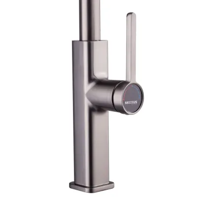 Змішувач для кухні з висувним виливом Mixxus Premium HAMMER 014 GRAPHITE (MI6955) — Photo 8