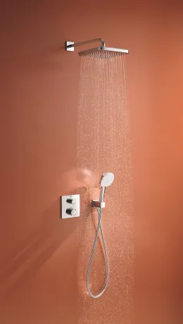 Душова система прихованого монтажу з термостатом Grohe Grohtherm (34871000) — Photo 2