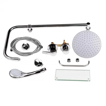 Душовий бокс Lidz Majatek SB90x90.BLA.LOW.TR, скло прозрачне 5 мм — Photo 7