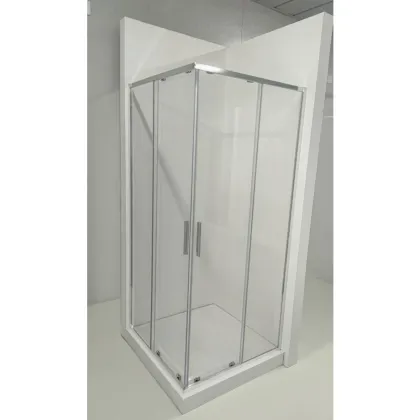 Душова кабіна без піддону Koer SR SC10-90x90x195-TR-01 прозоре скло Easy Clean 6мм, хром (KR5942) — Photo 37