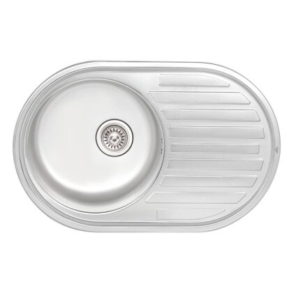 Кухонне миття Qtap 7750 0,8 мм Satin (QT7750SAT08)