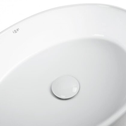 Раковина-чаша Qtap Kolibri 500x360x140 White з донним клапаном QT10113054W — Photo 4