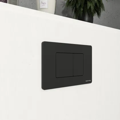 CUBE M панель змиву чорна black matt — Photo 1