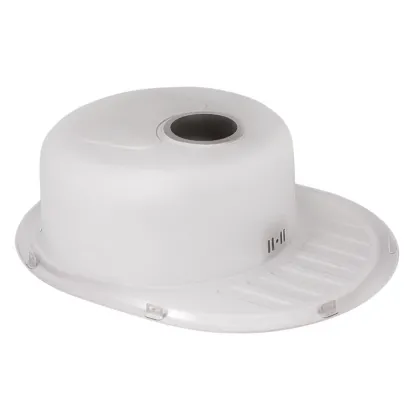 Кухонне миття Qtap 5745 0,8 мм Micro Decor (QT5745MICDEC08) — Photo 4