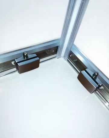 Душова кабіна без піддону Koer SR SC10-90x90x195-TR-07 прозоре скло Easy Clean 6мм, графіт (KR5944) — Photo 39