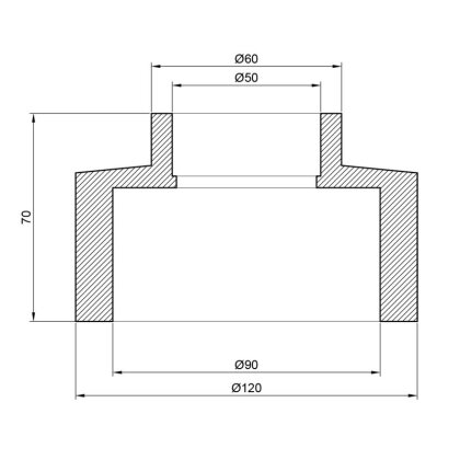 Муфта PPR Thermo Alliance 90х50 — Photo 1