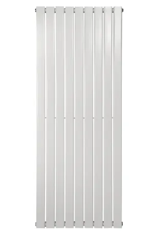 Дизайнерський вертикальний радіатор опалення ARTTIDESIGN Livorno 9/1600/612/50 білий матовий — Photo 4