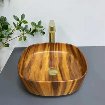 Умивальник (раковина) VBI AREZZO WOOD MATT накладний — Photo 3