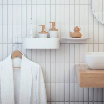 Тримач для аксесуарів HANSGROHE WALLSTORIS білий — Photo 2
