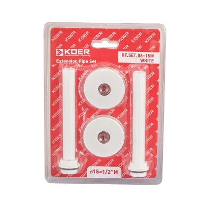 Комплект подовжувачів Koer KF.SET.06-15M WHITE d15x1/2M білий (KR5848) — Photo 3