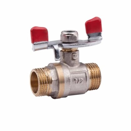 Кран кульовий Valve 1/2&quot; ЗР для води (бабочка) SV606W15