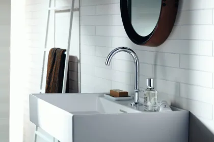 AXOR ONE змiшувач для умивальника, 170, Select, з донним клапаном, хром — Photo 1