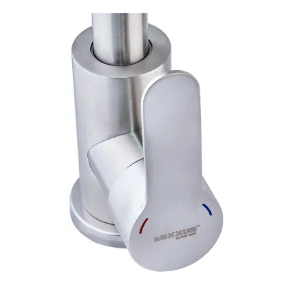Змішувач для умивальника Mixxus DAX-001-C (нерж. сталь) (MX1339) — Photo 1