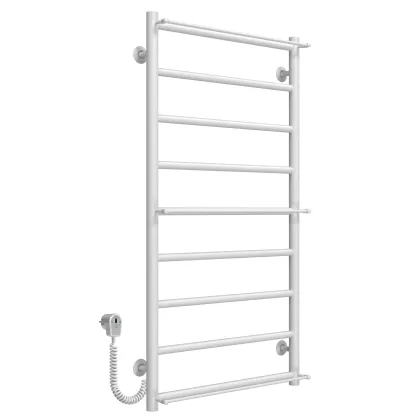 Рушникосушарка електрична Ladder П9 500х1000 Deffi нержавіюча сталь (Білий, EF16, Ліве підключення) — Photo 1