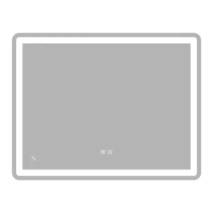 Дзеркало ZERIX MIRRA MR05-90x70-REVERSE з LED Touch, Anti-fog, димером, рег. яскравості (ZX6059)