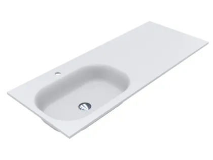 Умивальник LAKE 1250 L FULL RAL (колір на вибір) Miraggio