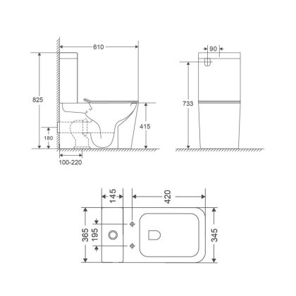 Унітаз підлоговий Qtap Tern Ultra Quiet безобідковий з сидінням Soft-Close QT17222175AUQ1W White — Photo 1