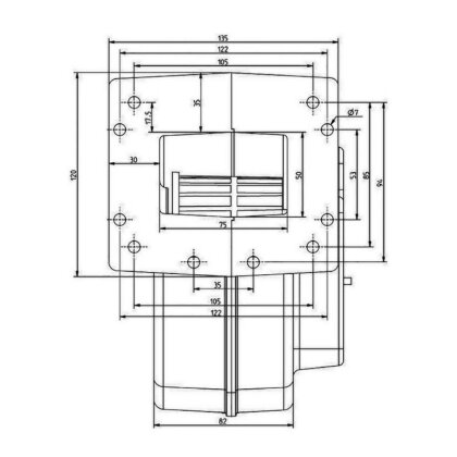 Вентилятори котла KG Elektronik Арт. DP-02 до 35 кВт — Photo 1