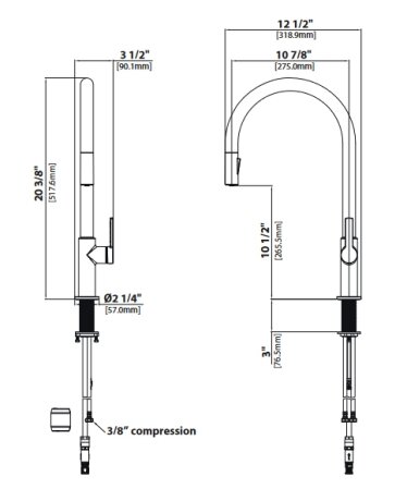 Змішувач кухонний KPF-2820 — Photo 4