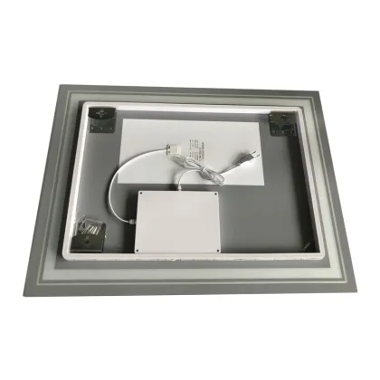 Дзеркало ZERIX ALIVE MR06-80x60-REVERSE з LED Touch, Anti-fog, димером, рег. яскравості (ZX6062) — Photo 3