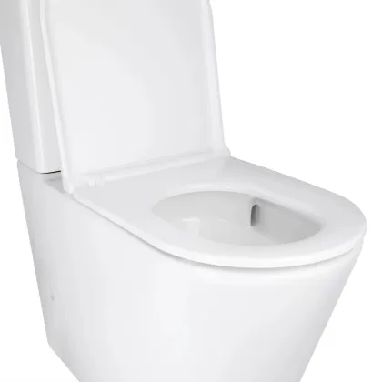 Чаша унітазу-компакту Mixxus Premium Bevel-0402-T1 Bowl 670х390х880 Tornado 1.0 без сидіння (MI8353) — Photo 8