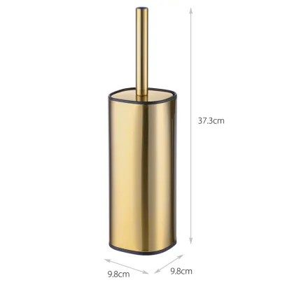 Йоржик для унітазу підлоговий Mixxus Premium Quadro-TB0201 Brushed Gold (колір матове золото) (MI8395) — Photo 19