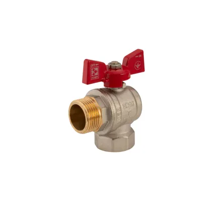 Кран кульовий Koer 1" ГШМ кутовий (KR.208) (KR2807) — Photo 2